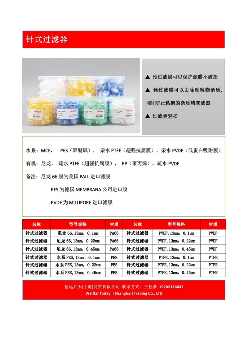 针式过滤器